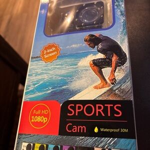 Camera 1080P 12MP Sports Cam Full HD 2.0 Inch Action Cam 30m/98 Waterproof